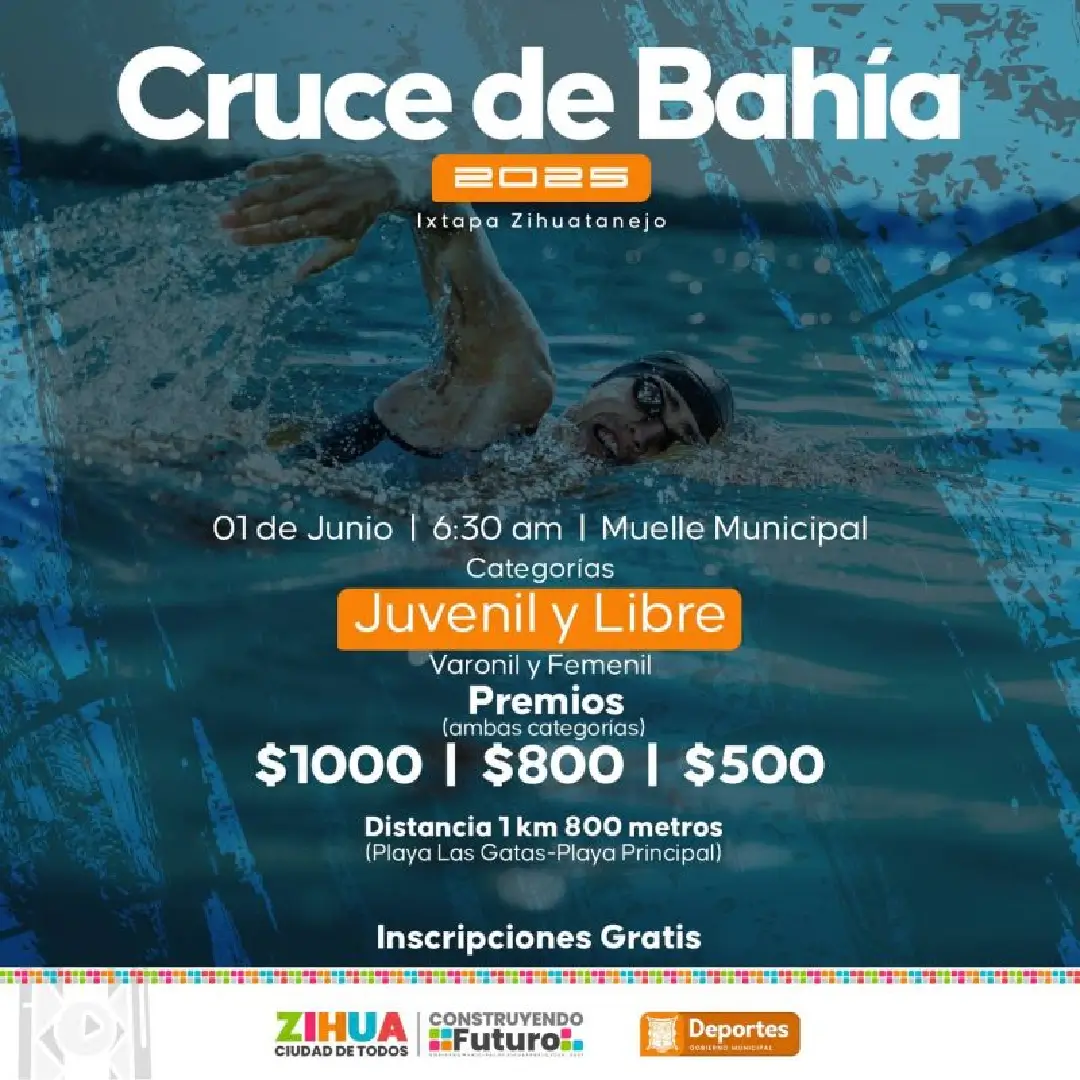 Cruce de Bahía 2025 Ixtapa Zihuatanejo